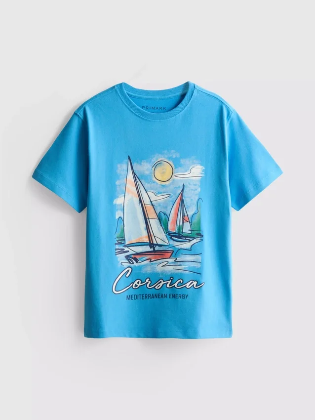 7-15 años | Camiseta con diseño gráfico de Córcega