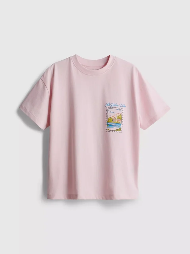 7-15 años | Camiseta con diseño gráfico oversize