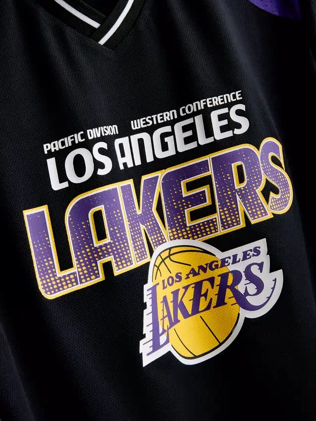 7-15 años | Camiseta de malla de los Lakers de Los Ángeles de la NBA