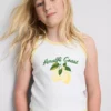 7-15 años | camiseta sin mangas acanalada