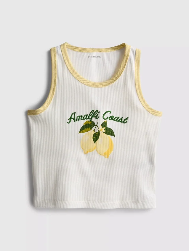 7-15 años | camiseta sin mangas acanalada