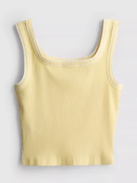 7-15 años | camiseta sin mangas con costuras en contraste