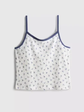 7-15 años | Camiseta sin mangas de punto calado