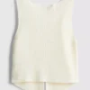 7-15 años | Camiseta sin mangas de punto con cuello en V