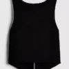 7-15 años | Camiseta sin mangas de punto con cuello en V