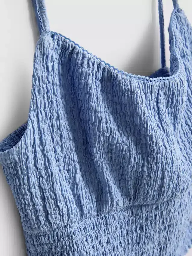 7-15 años | Camiseta sin mangas fruncida