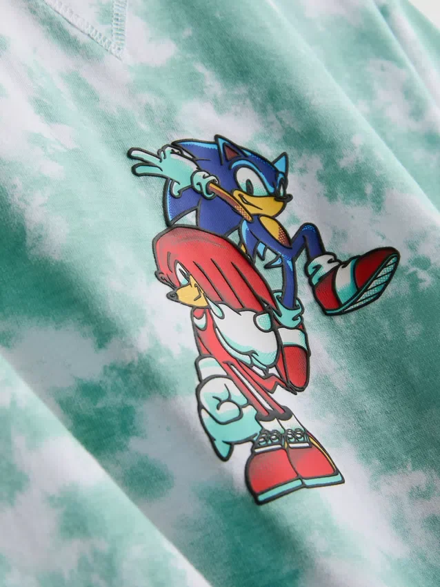 7-15 años | Camiseta tie-dye de Sonic the Hedgehog
