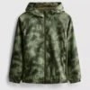 7-15 años | chaqueta deportiva con cremallera y estampado de camuflaje