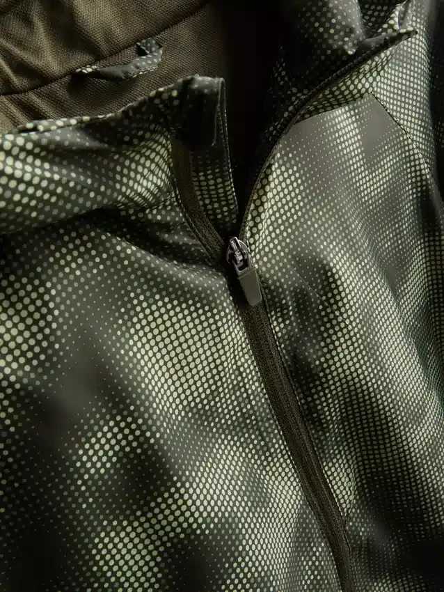 7-15 años | chaqueta deportiva con cremallera y estampado de camuflaje