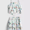 7-15 años | Conjunto de blusa de Stitch y falda de Rara de Disney