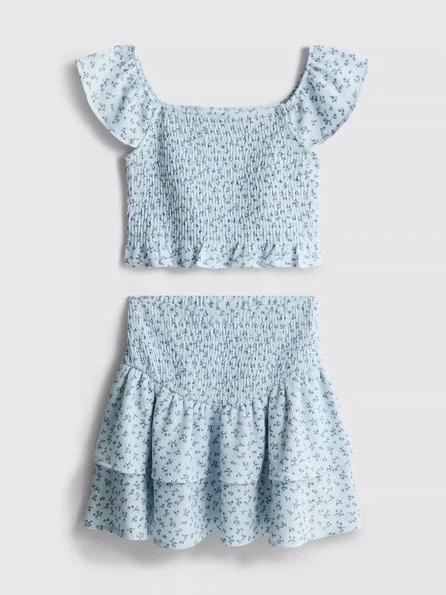 7-15 años | Conjunto de blusa y falda Rara