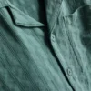 7-15 años | Conjunto de camisa de manga corta con botones y pantalones cortos con textura