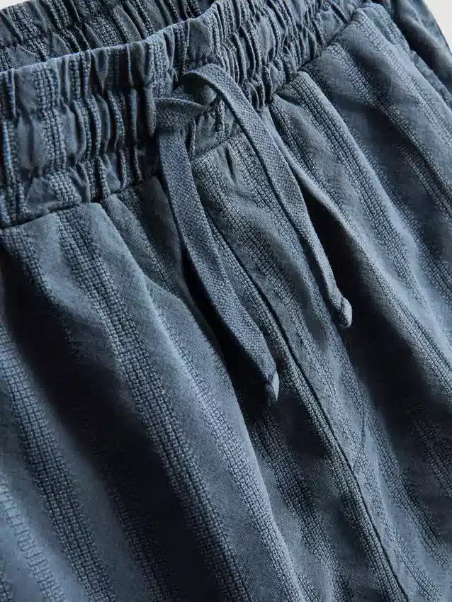 7-15 años | Conjunto de camisa de manga corta con botones y pantalones cortos con textura