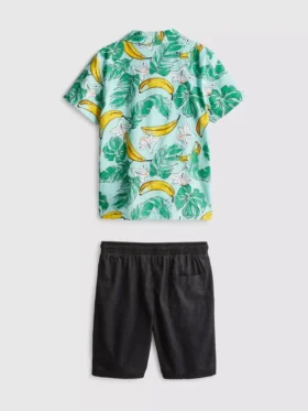7-15 años | Conjunto de camiseta estampada y pantalones cortos