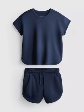 7-15 años | Conjunto de camiseta holgada y pantalones cortos deportivos