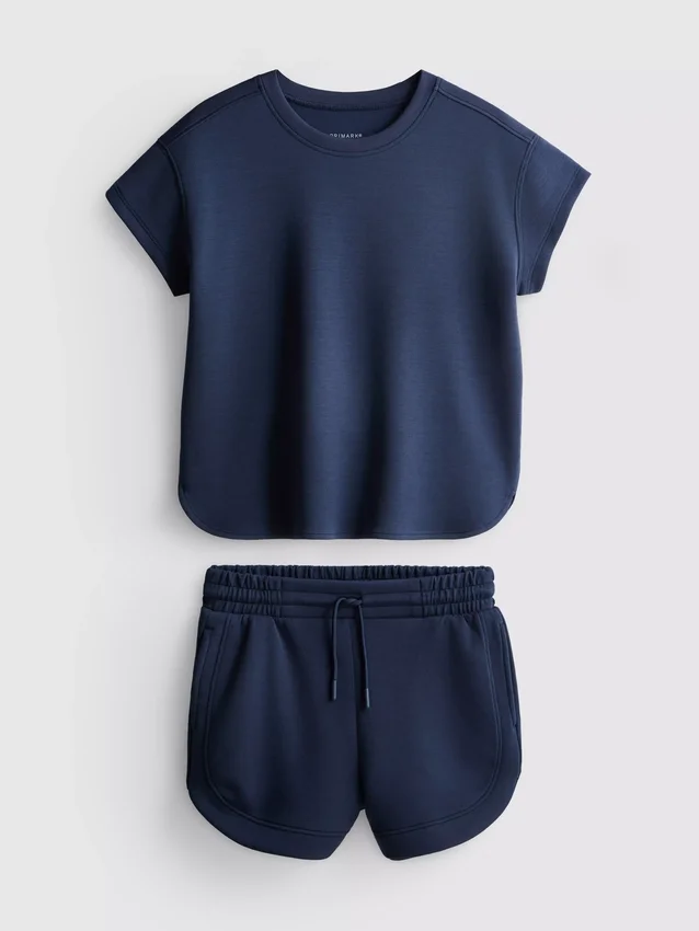 7-15 años | Conjunto de camiseta holgada y pantalones cortos deportivos