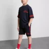 7-15 años | Conjunto de camiseta y pantalones cortos de malla deportiva