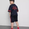 7-15 años | Conjunto de camiseta y pantalones cortos de malla deportiva