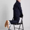 7-15 años | Conjunto de chamarra con cremallera de jacquard y pantalones de chándal