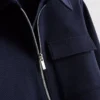 7-15 años | Conjunto de chamarra con cremallera de jacquard y pantalones de chándal