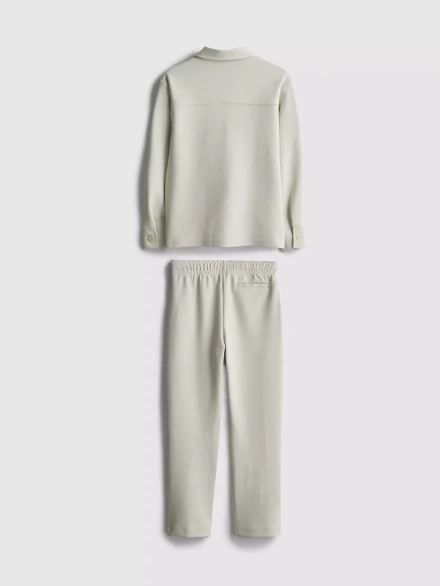 7-15 años | Conjunto de chamarra con cremallera y pantalones de chándal