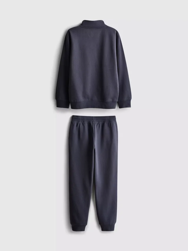7-15 años | Conjunto de sudadera con cuello de embudo y pantalones de chándal