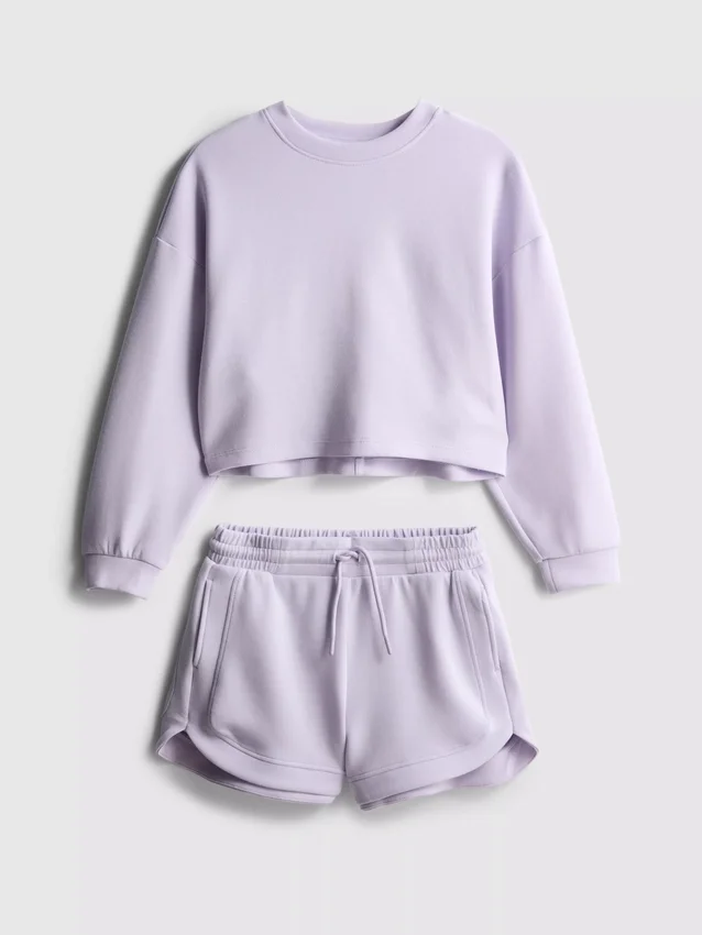 7-15 años | Conjunto de sudadera y pantalones cortos para correr
