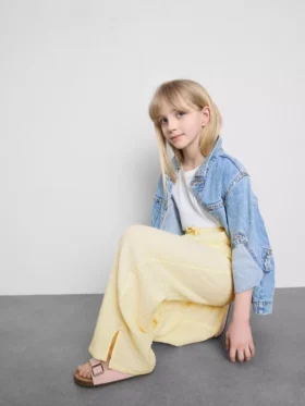 7-15 años | Pantalones con textura arrugada