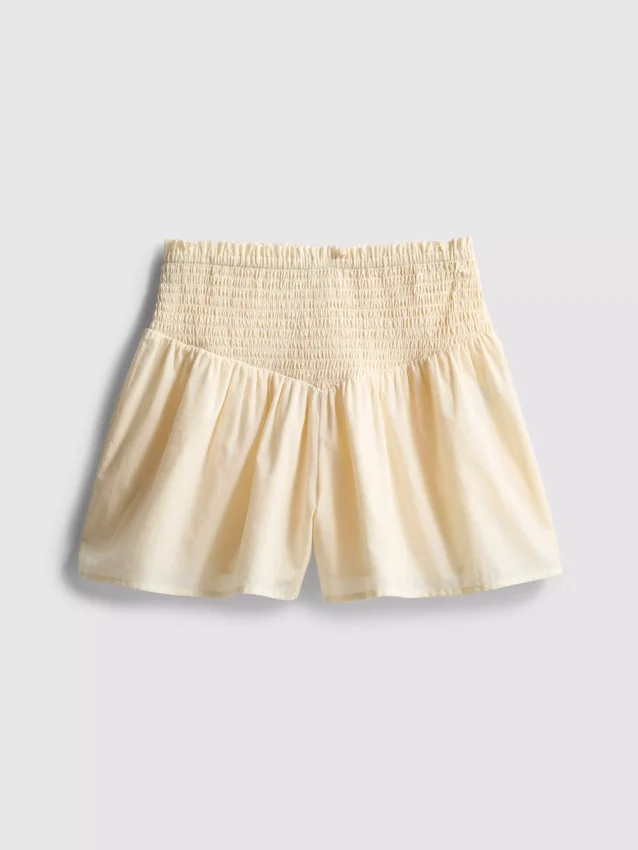 7-15 años | pantalones cortos con cintura fruncida