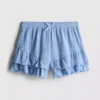 7-15 años | pantalones cortos con volantes arrugados