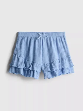 7-15 años | pantalones cortos con volantes arrugados