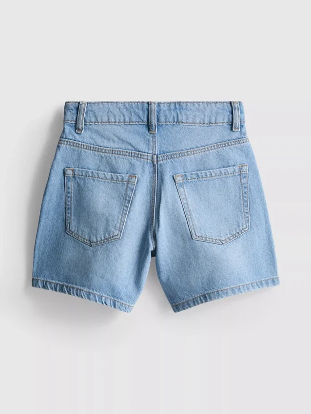 7-15 años | pantalones cortos de mezclilla con moño de strass