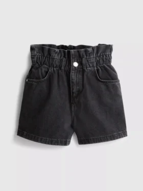 7-15 años | pantalones cortos de mezclilla estilo paperbag