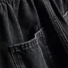 7-15 años | pantalones cortos de mezclilla estilo paperbag