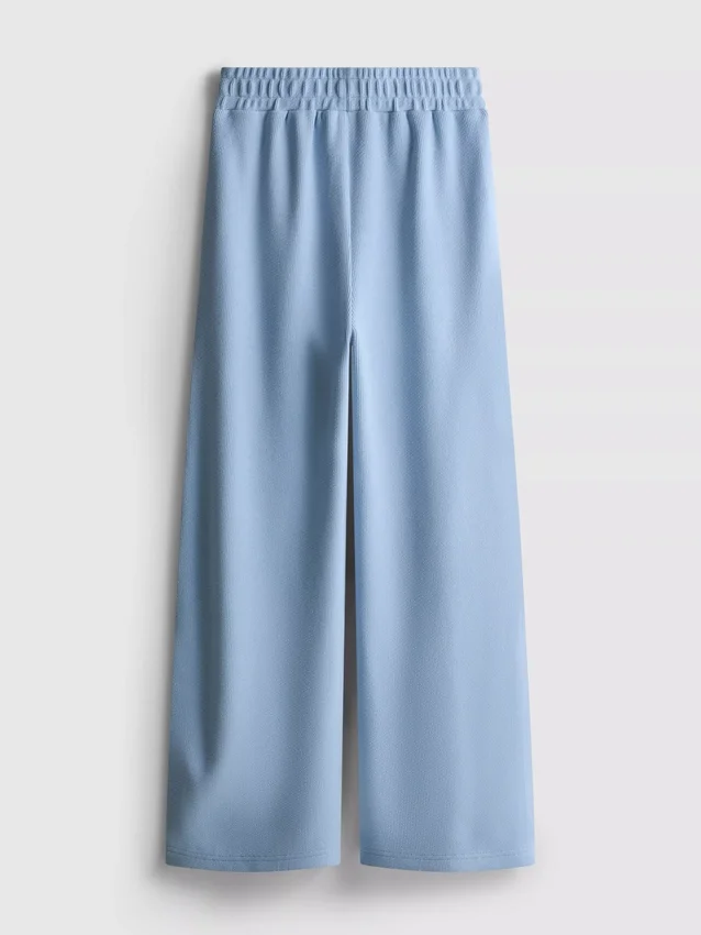 7-15 años | Pantalones de chándal de pierna ancha cepillados