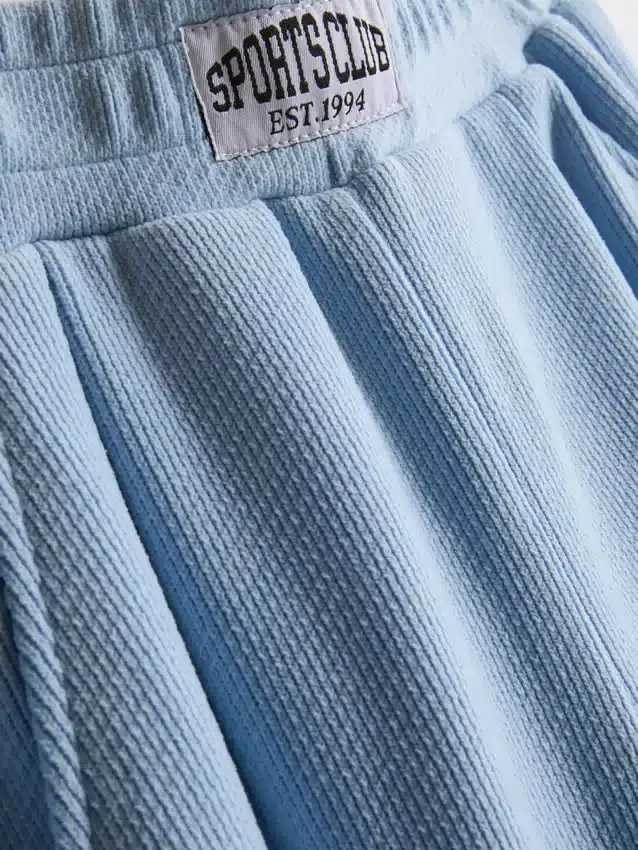 7-15 años | Pantalones de chándal de pierna ancha cepillados