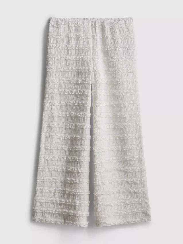 7-15 años | Pantalones de pierna ancha con textura