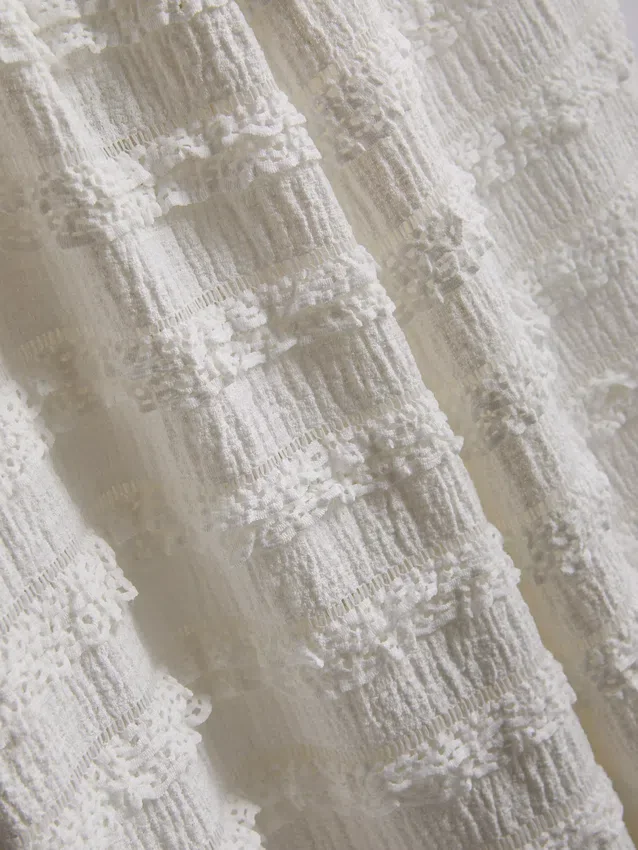 7-15 años | Pantalones de pierna ancha con textura