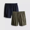 7-15 años | Paquete de 2 pantalones cortos con cordón