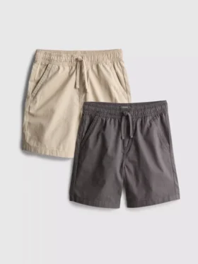7-15 años | Paquete de 2 pantalones cortos con cordón