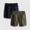 7-15 años | Paquete de 2 pantalones cortos con cordón
