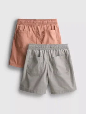 7-15 años | Paquete de 2 pantalones cortos con cordón
