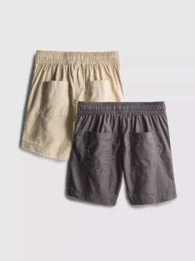 7-15 años | Paquete de 2 pantalones cortos con cordón