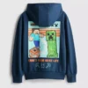 7-15 años | Sudadera con capucha de alto contenido de algodón con diseño de Minecraft