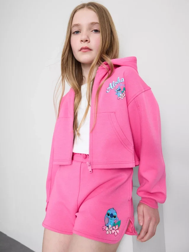 7-15 años | Sudadera con capucha y cremallera de Stitch de Disney