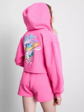 7-15 años | Sudadera con capucha y cremallera de Stitch de Disney