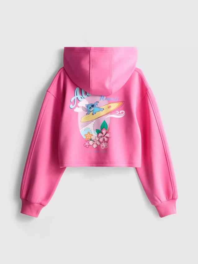 7-15 años | Sudadera con capucha y cremallera de Stitch de Disney