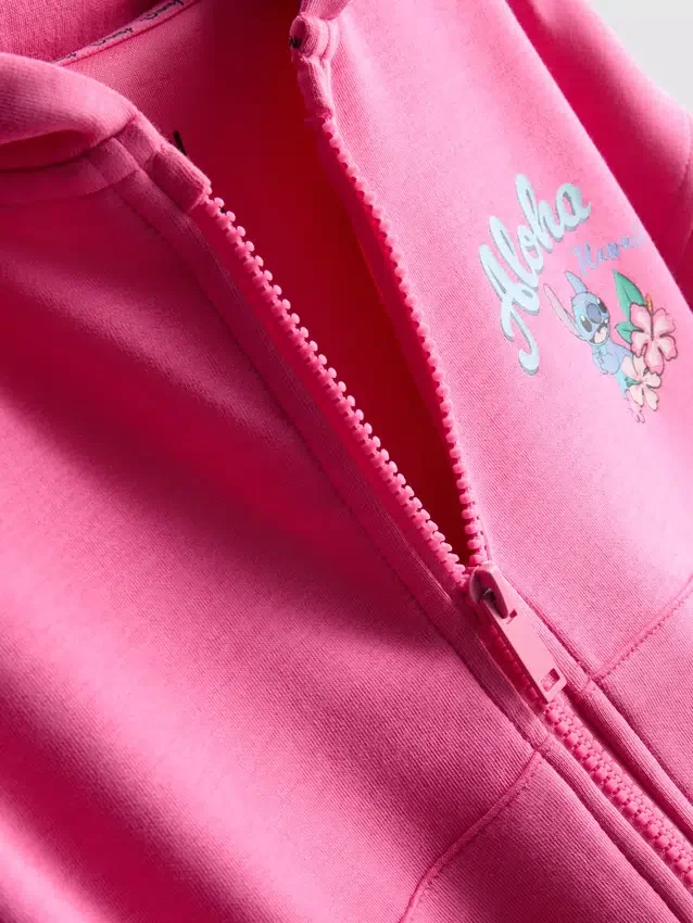 7-15 años | Sudadera con capucha y cremallera de Stitch de Disney