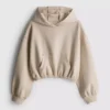 7-15 años | sudadera con capucha y dobladillo abombado