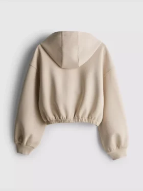 7-15 años | sudadera con capucha y dobladillo abombado